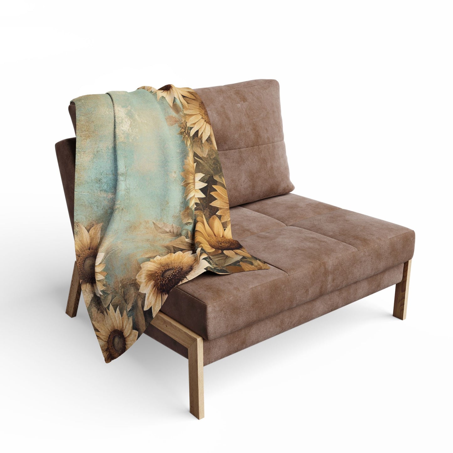 Sunflower Arctic Fleece Blanket, Cozy Throw, Soft Home Decor, Floral Blanket, Perfect for Gifts, Picnic, and Relaxation