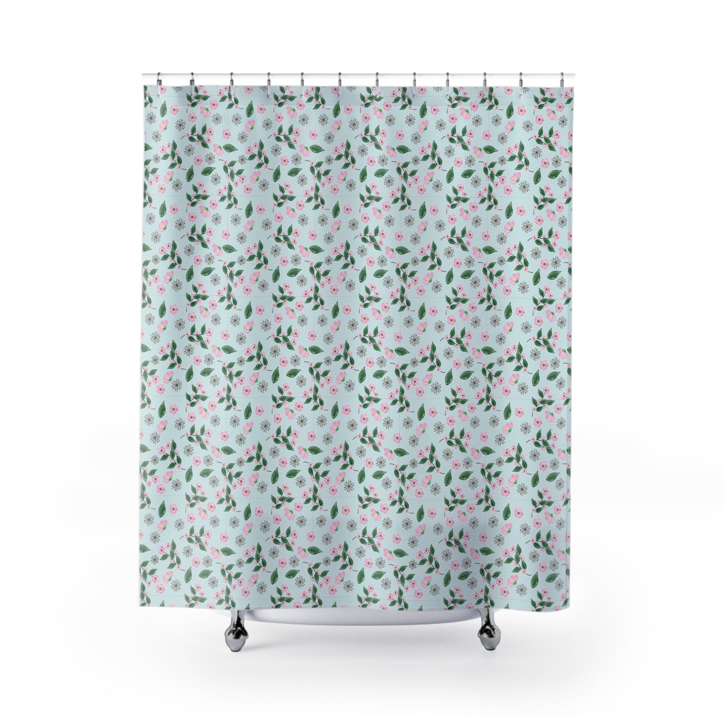 Floral Shower Curtain - Botanical Bathroom Décor, Boho Home Accessory, Spring Vibes, Perfect Gift for Nature Lovers, Ideal for [...]