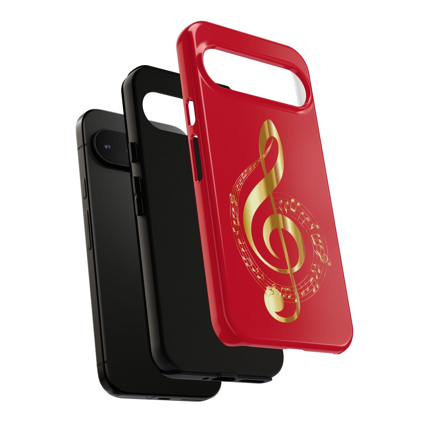 Tough Cases - Red Musical Note