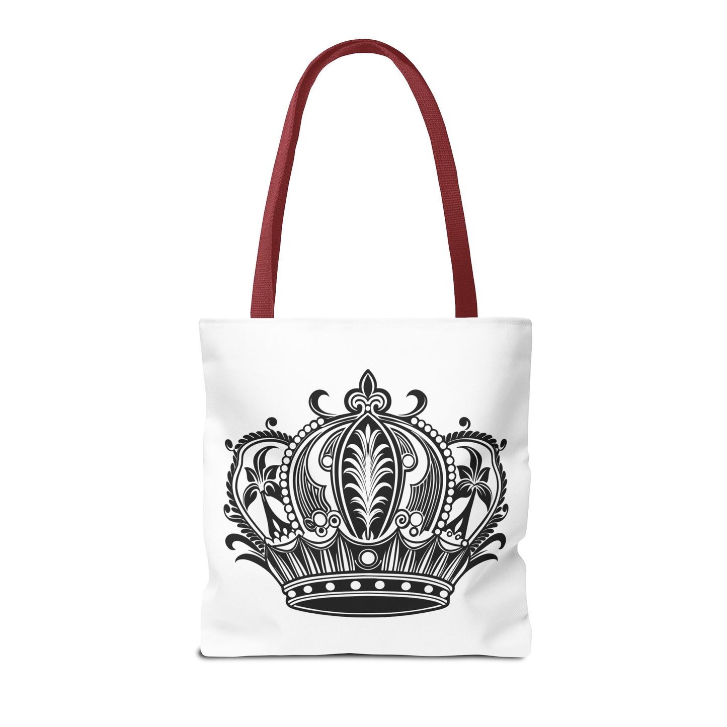 Crown Design Tote Bag, Royal Style Shopping Tote, Chic Grocery Bag, Gift for Her, Fashionable Accessories