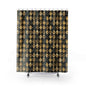 Elegant Diamond Pattern Shower Curtain