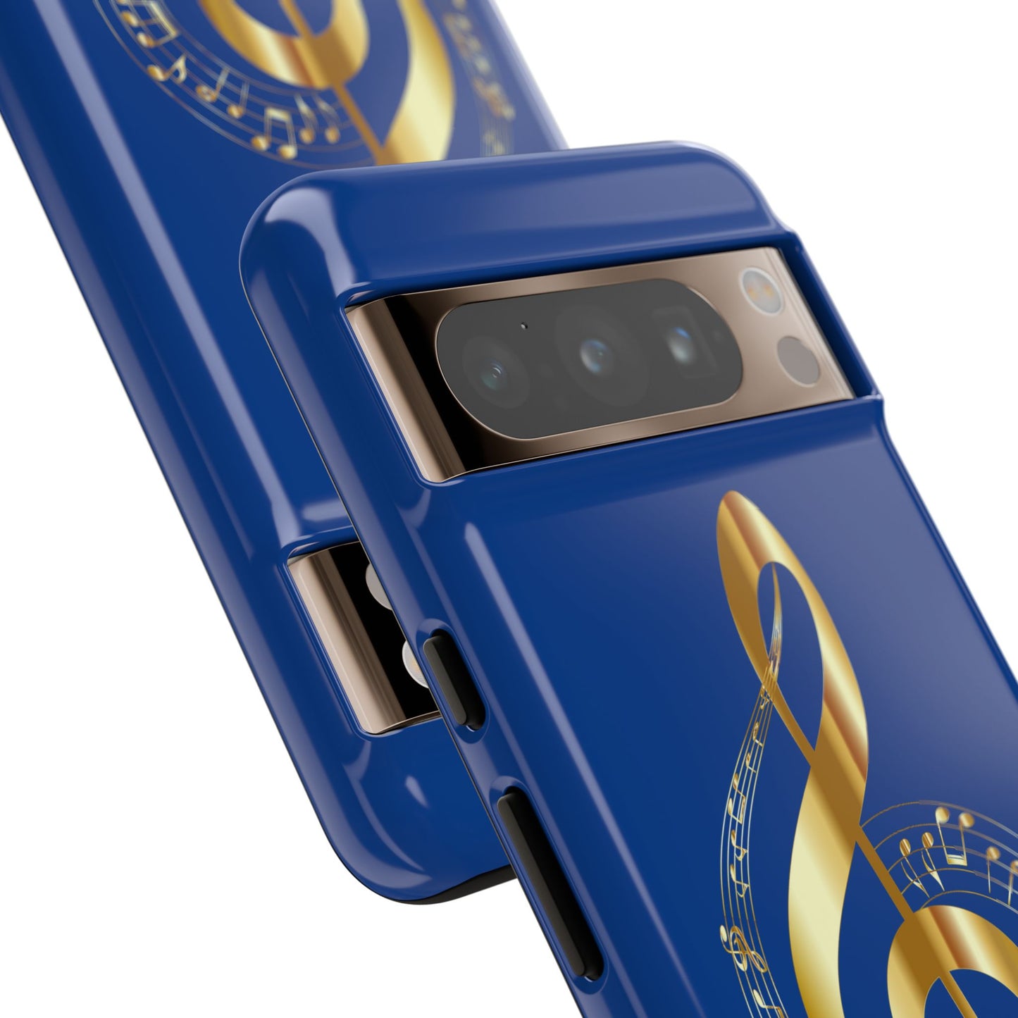 Tough Cases Blue and Gold Musical Note
