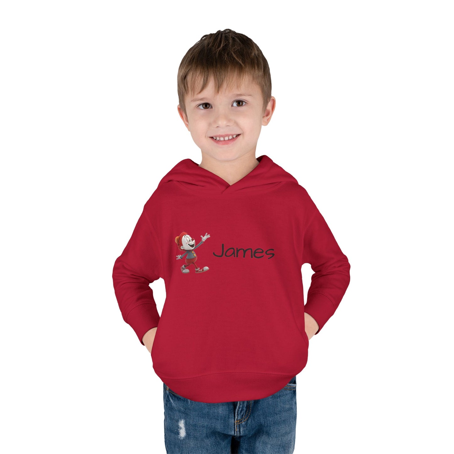 Personalized Toddler Hoodie with Customizable Name, Cozy Kids Pullover, Great for Birthdays, Playdates, Holidays, Gift Idea