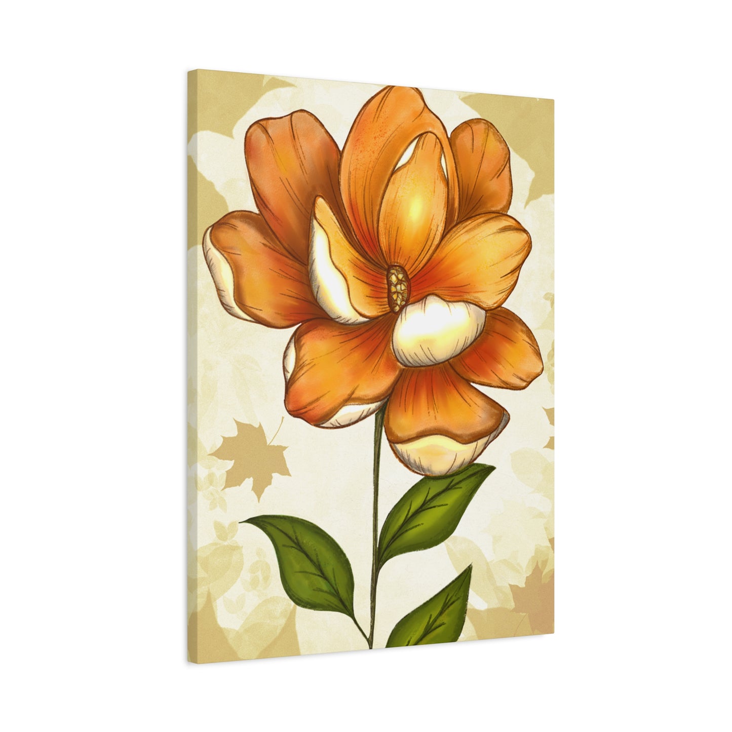 Copy of Matte Canvas, Stretched, 1.25" Tulips Pink and Purple Flowers