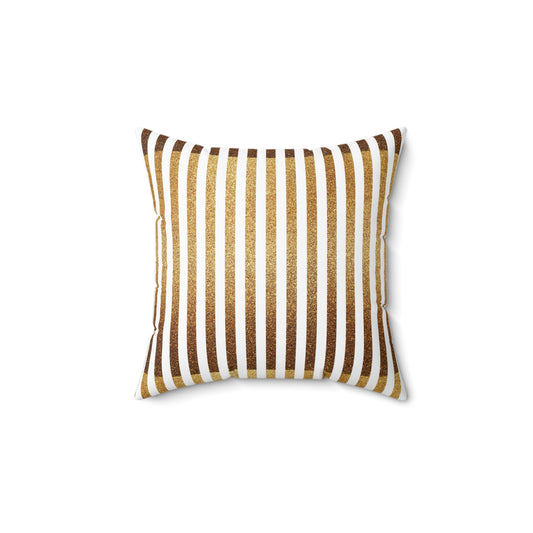 Chic Striped Throw Pillow, Home Decor, Cozy Accent Cushion, Gift for Her, Modern Living Room Accessories, Seasonal Decor