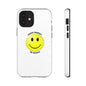 Happy Face Phone Case, Tough Cases, Don’t Worry, Be Happy, Cute Gift for Friends, Positive Vibes, Fun Mobile Accessories