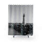 Coastal Lighthouse Shower Curtain - Nautical Home Decor, Beach Bathroom Accessory, Ocean Style, Gift for Nautical Lovers,