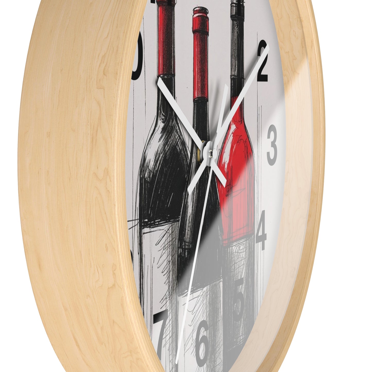 Wine Lovers Wall Clock, Decorative Timepiece for Kitchen, Bar, Home, Unique Gift for Wine Enthusiasts, Rustic Decor, Perfect for [...]