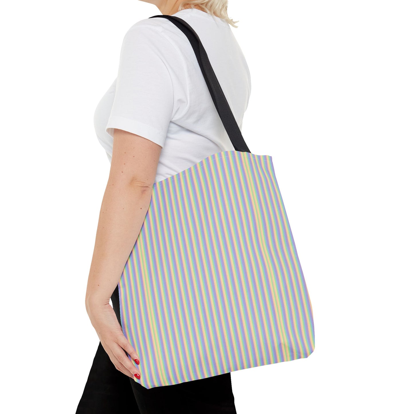 Colorful Striped Tote Bag | Reusable Shopping Bag, Beach Tote, Eco-Friendly Gift, Everyday Carryall, Summer Essentials