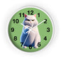 Whimsical Cat Wall Clock, Funny Animal Decor, Unique Gift for Cat Lovers, Home & Office Decoration, Purr-fect for Cat Themed Parties