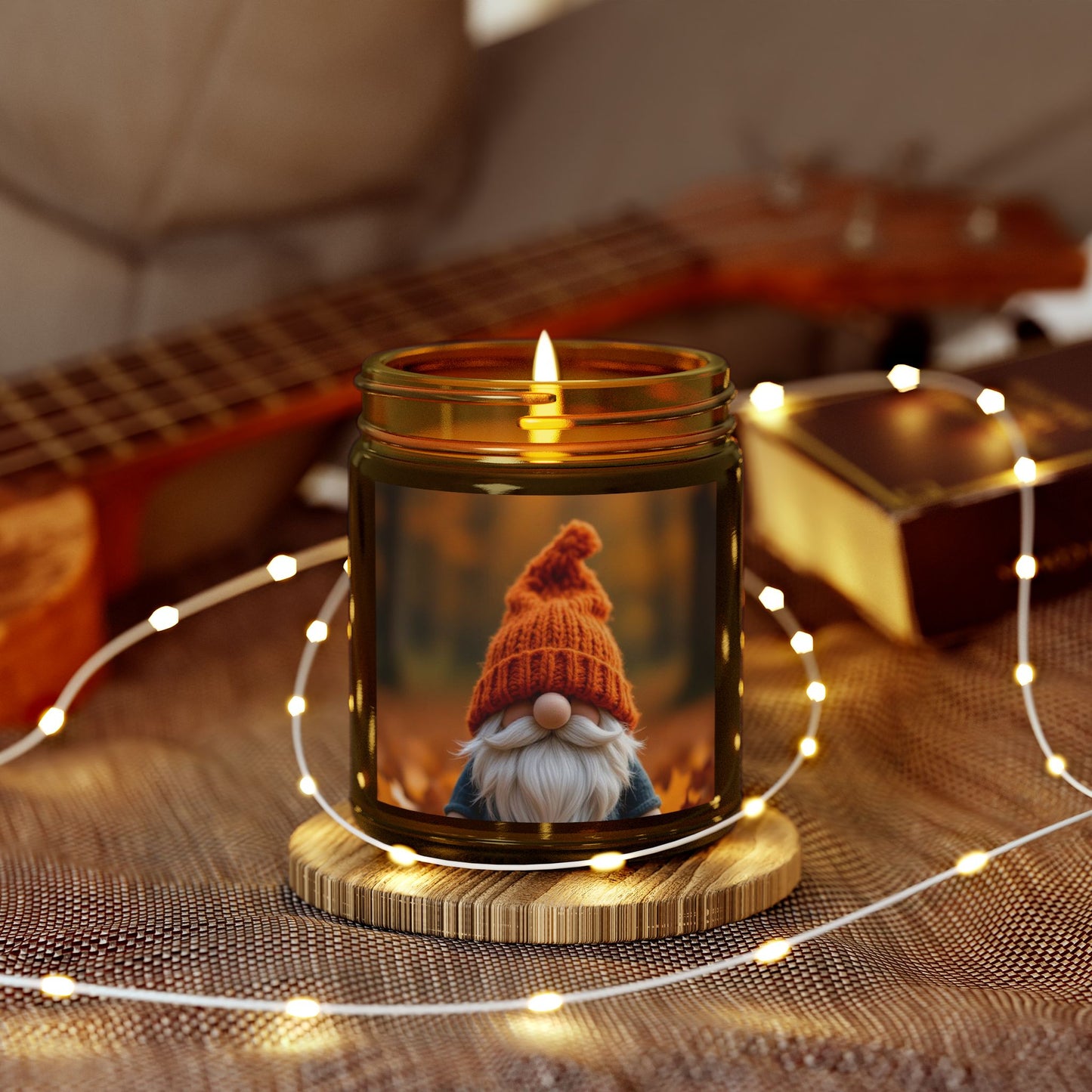 Autumn Gnome Scented Candles, Cozy Home Decor, Fall Gifts, Seasonal Aromatherapy, Relaxation, Thanksgiving Celebration