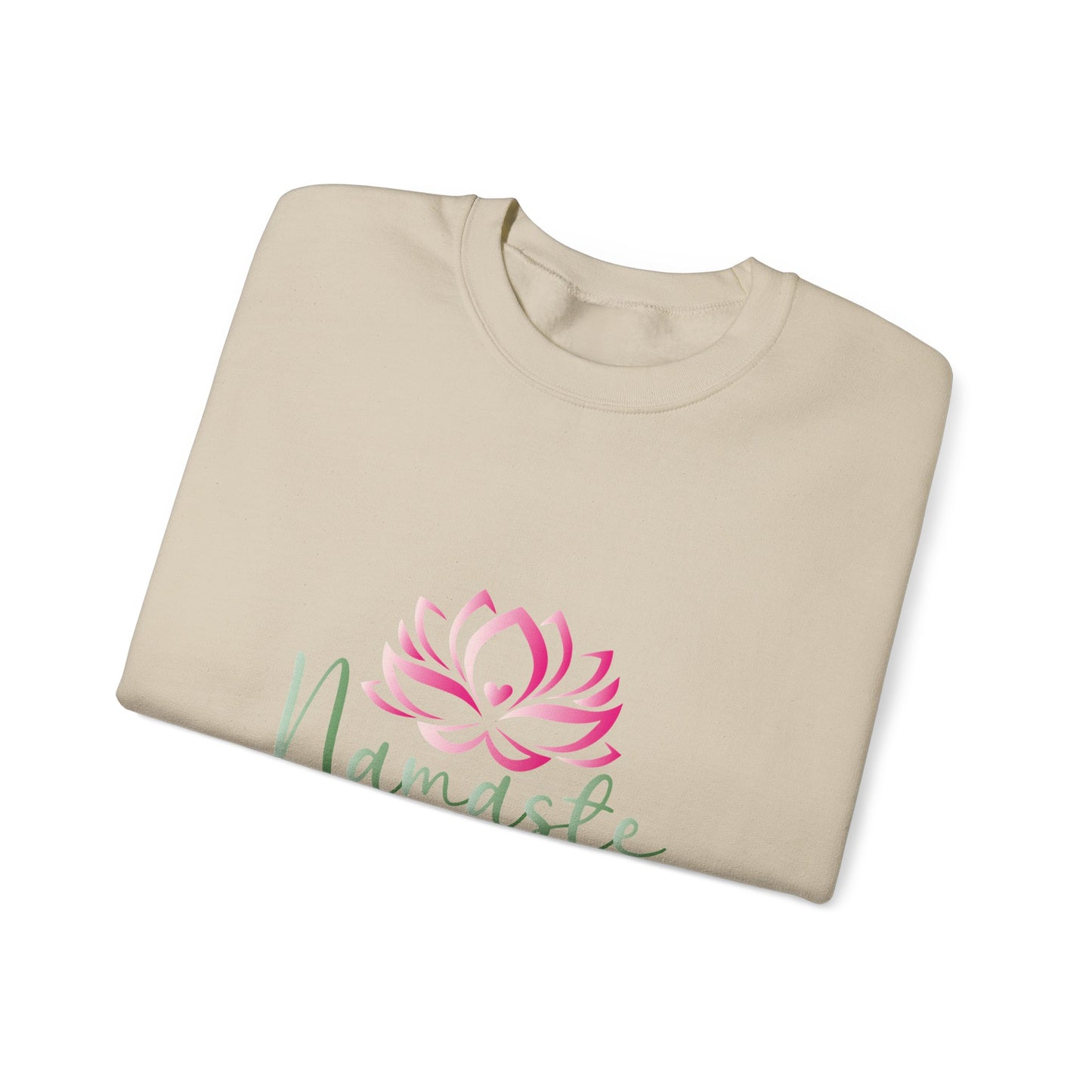Namaste Lotus Sweatshirt — Cozy Yoga Crewneck for Meditation & Mindfulness