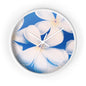 Serene Floral Wall Clock Perfect for Home Decor, Living Room