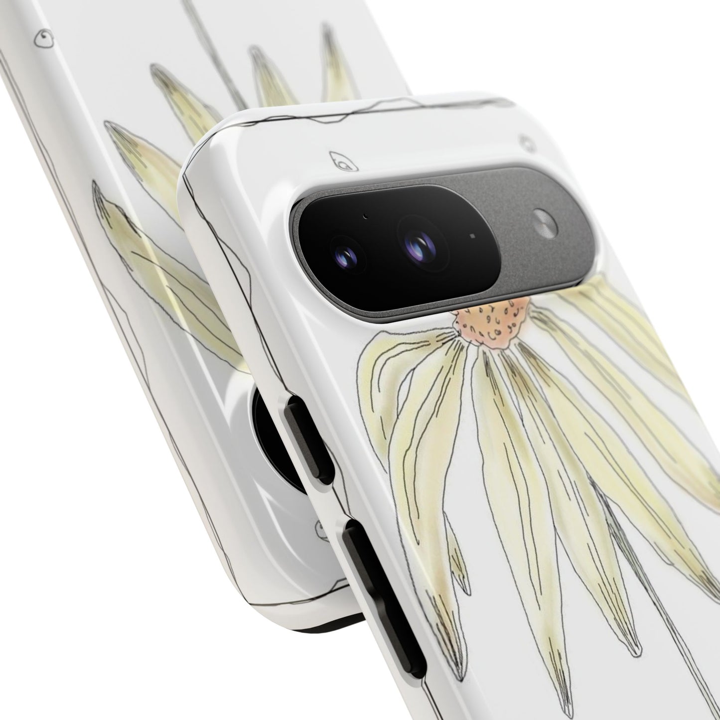 Flower Phone Case with Delicate Design, Tough Phone Cover, Nature Lover Gift, Floral Tech Accessory, Stylish Phone Protection