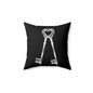 Keys to My Heart Pillow | Cozy Home Decor, Gift for Couples, Wedding & Anniversary Decor, Unique Housewarming Gift, Modern Accent