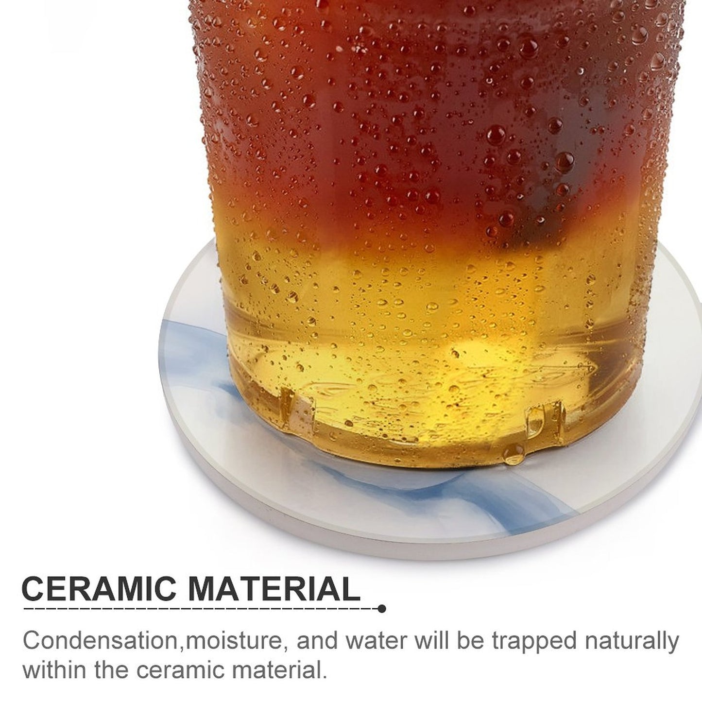 Round Ceramic Coaster