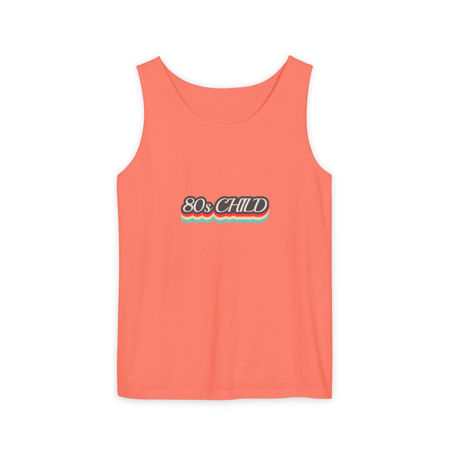 80s Child Unisex Tank Top | Retro Summer Wear, Vintage Style Shirt, Gift for 80s Lovers, Bohemian Fashion, Nostalgic Apparel