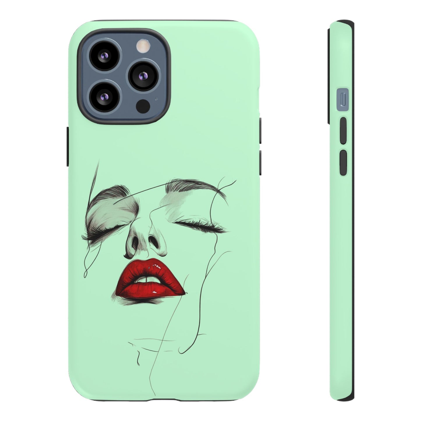 Stylish Phone Case, Artistic Phone Cover, Trendy Tech Accessory, Unique Cell Phone Protector, Gift for Her, Modern Aesthetic