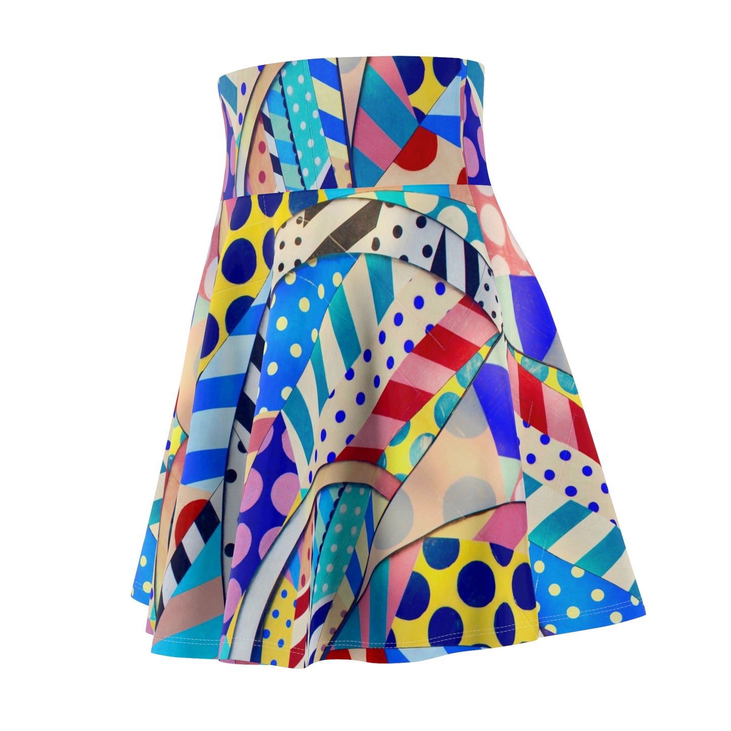 Colorful Abstract Women's Skater Skirt