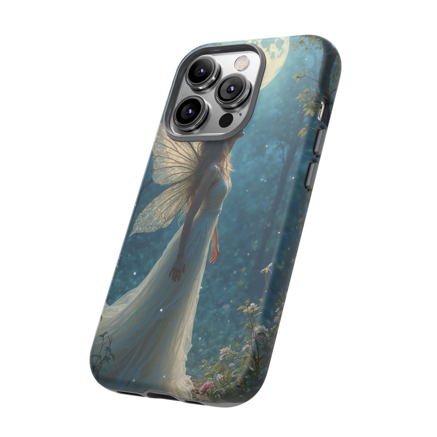 Fairy Moon Phone Case | Tough Cases for Nature Lovers, Fantasy Gift, Boho Phone Accessory, Ethereal Aesthetic, Magical Design