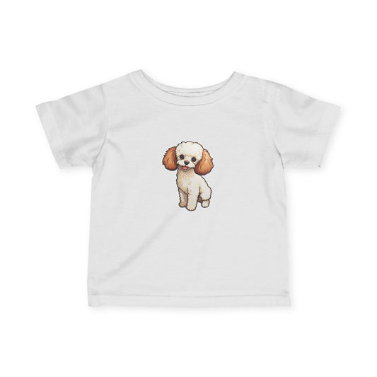 Cute Puppy Infant Tee, Baby T-Shirt, Newborn Gift, Toddler Tee, Dog Lover Baby Clothes