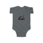 Cute Black Kitten Infant Bodysuit — Playful Baby Onesie