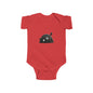 Cute Black Kitten Infant Bodysuit — Playful Baby Onesie