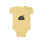 Cute Black Kitten Infant Bodysuit — Playful Baby Onesie