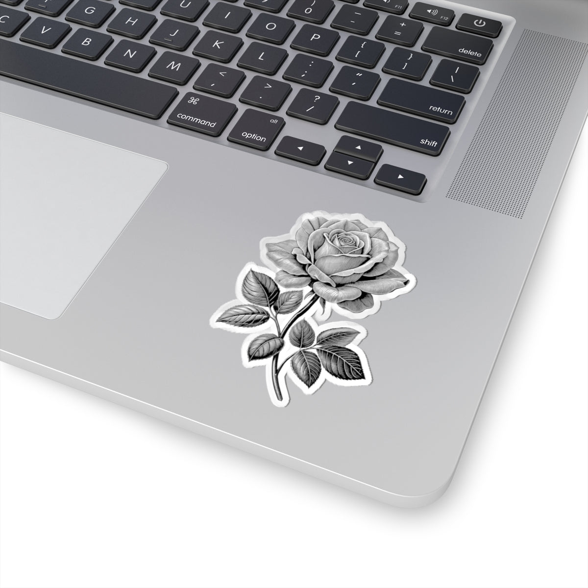Elegant Rose Kiss-Cut Stickers, Floral Decor, Laptop Stickers, Flower Art, [...]