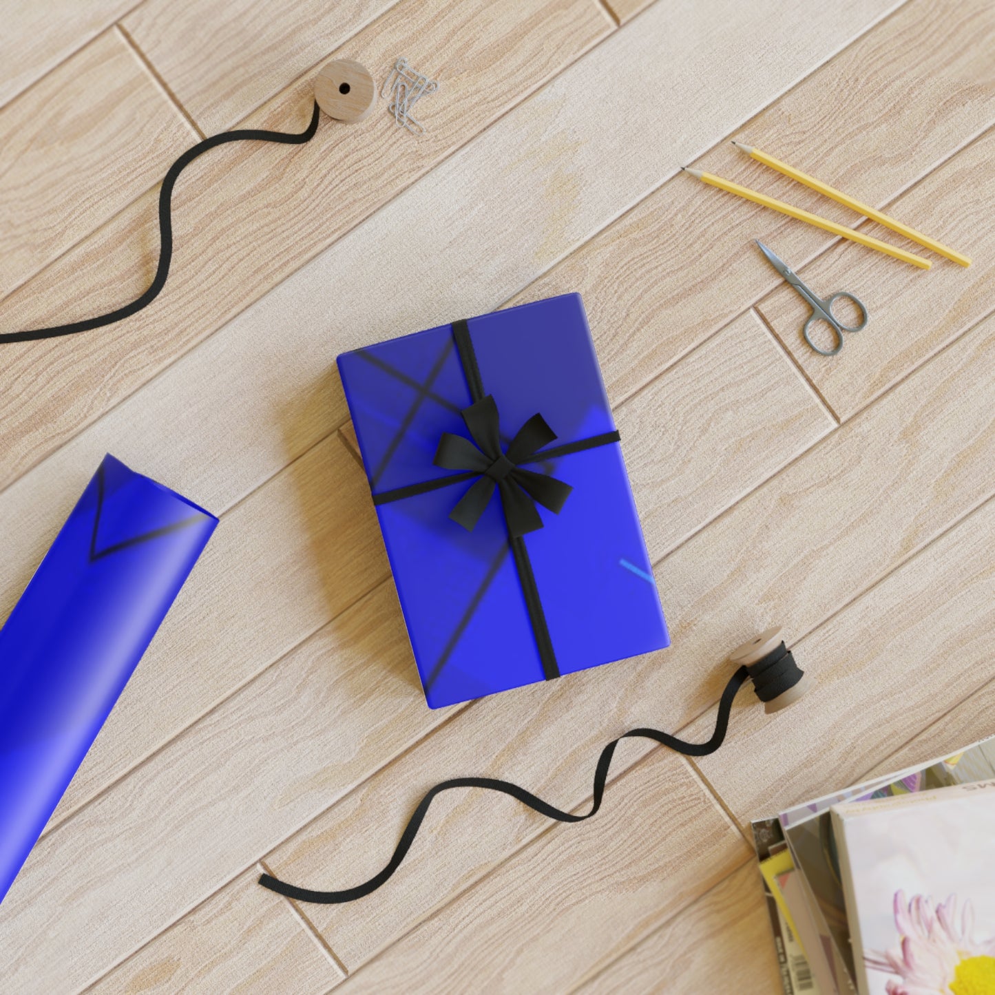 Elegant Blue Gift Wrapping Paper Roll, Beautiful Geometric Design Perfect for Birthdays, Holidays, Weddings, Anniversaries, and [...]