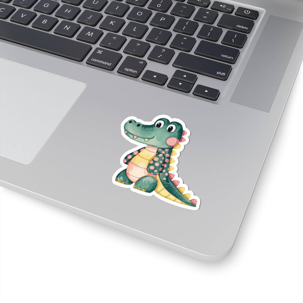 Cute Alligator Kiss-Cut Stickers, Kids Party Favors, Fun Decor, Laptop Stickers, Eco-Friendly Gift, Children's Room Decor