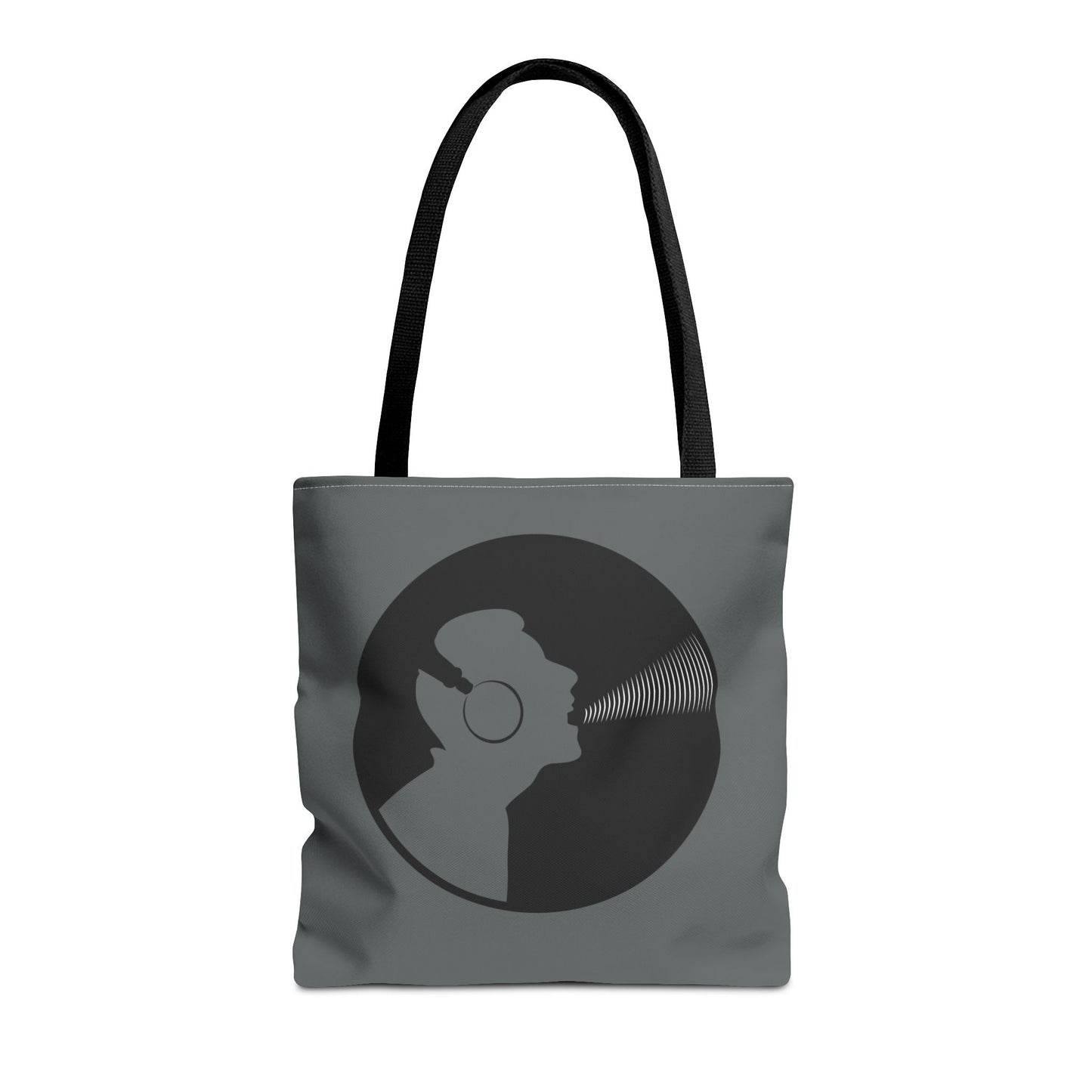 Music Lover's Tote Bag, Stylish Bag for Vinyl Enthusiasts, Gift for Music Lovers, Unique Shopping Tote, Record Player Accessory