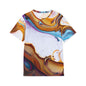 Artistic Men's Sports Jersey, Unique Sports Top, Trendy Casual Wear, Gift for Athletes