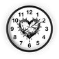 Heart & Thorns Wall Clock - Gothic Decor, Home Wall Art, Unique Timepiece, Perfect Gift for Her, Stylish Home Accessories