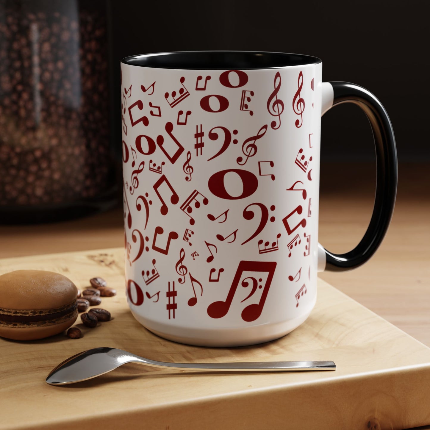 Musical Accent Mug - Perfect for Music Lovers, Gifts for Musicians, Coffee Lover's Essential, Singing Inspiration, Music-Themed [...]
