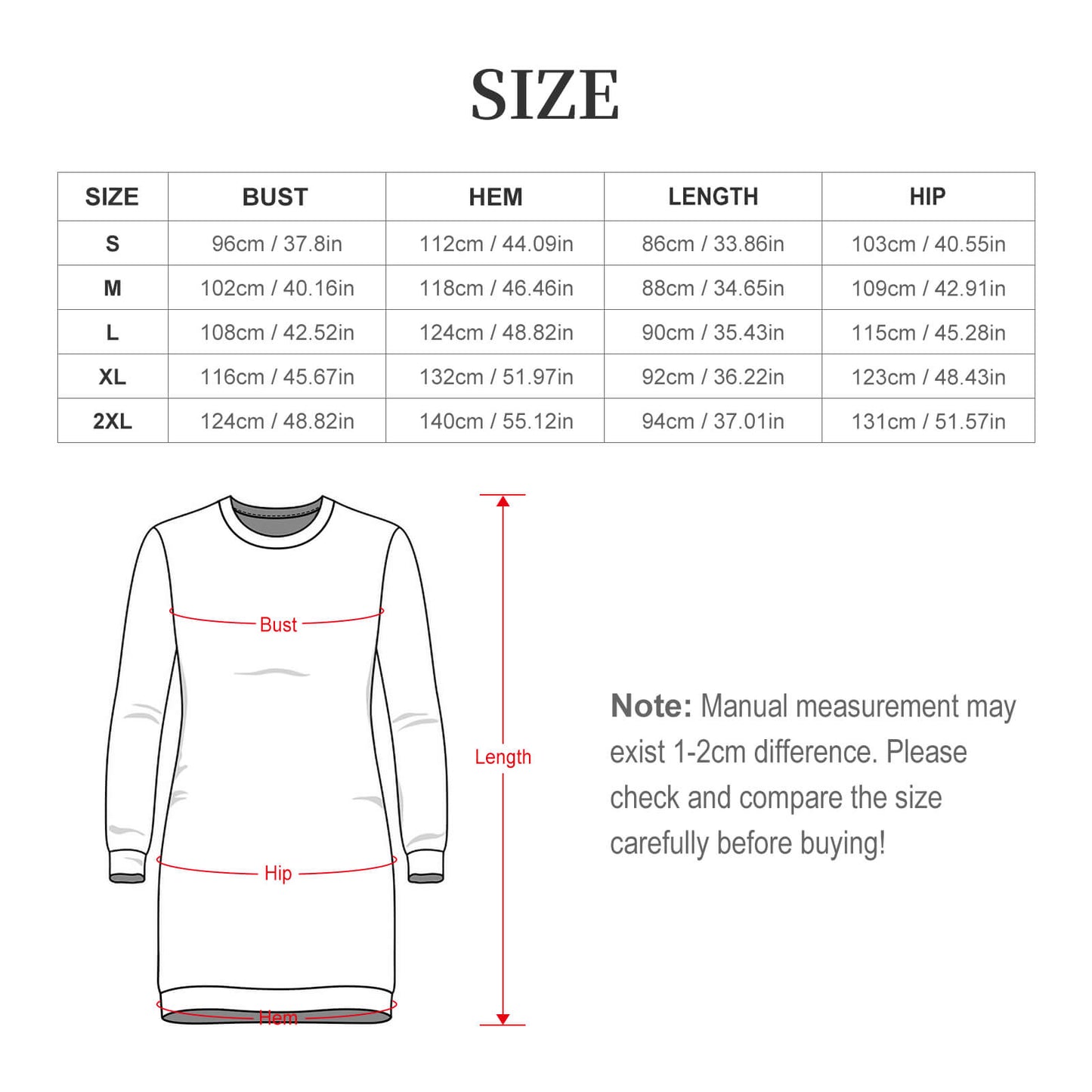 Women's Long Sleeve Sweater Dress