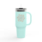 Stylish Insulated Travel Mug, 40oz - Perfect for Hot and Cold Drinks, Gifts for Coffee Lovers, Road Trips, and Office Use