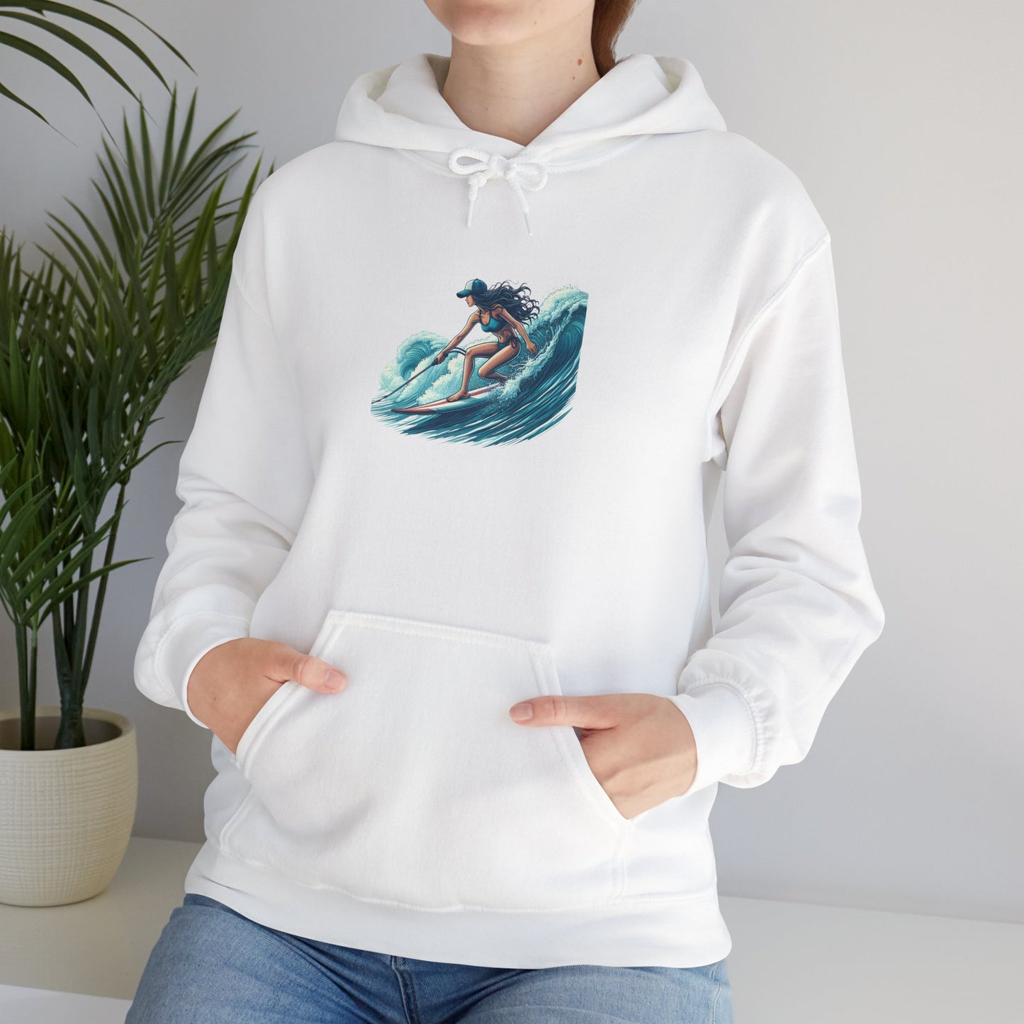 Surfing Spirit Hoodie, Unisex Heavy Blend™ Sweatshirt for Beach Lovers, Gift for Surfers, Casual Comfortable Hooded Pullover, Relaxed [...]
