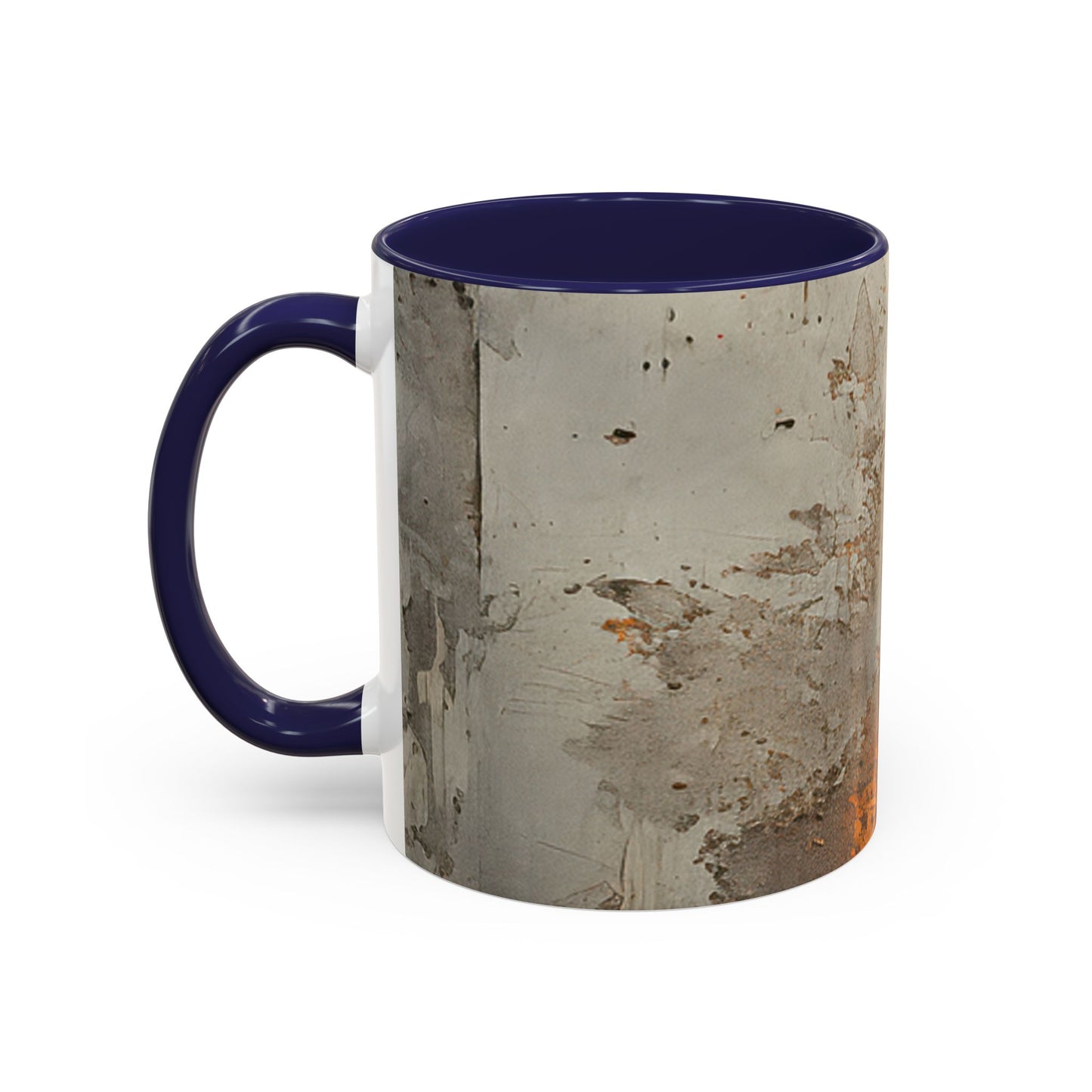 Rustic Accent Coffee Mug, Unique Artistic Mug