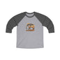 Elephant Sunset Unisex Raglan Tee, Casual Nature Top, Gift for Wildlife