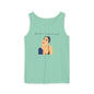 Funny Graphic Tank Top - "Oh sh*t, I almost cared"