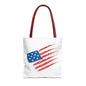 Patriotic Tote Bag | USA Pride | American Flag Design | Eco-Friendly Market Bag | Gift for Fourth of July, Veterans, Memorial Day