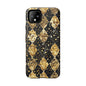 Elegant Gold & Black Phone Case for Tough Protection