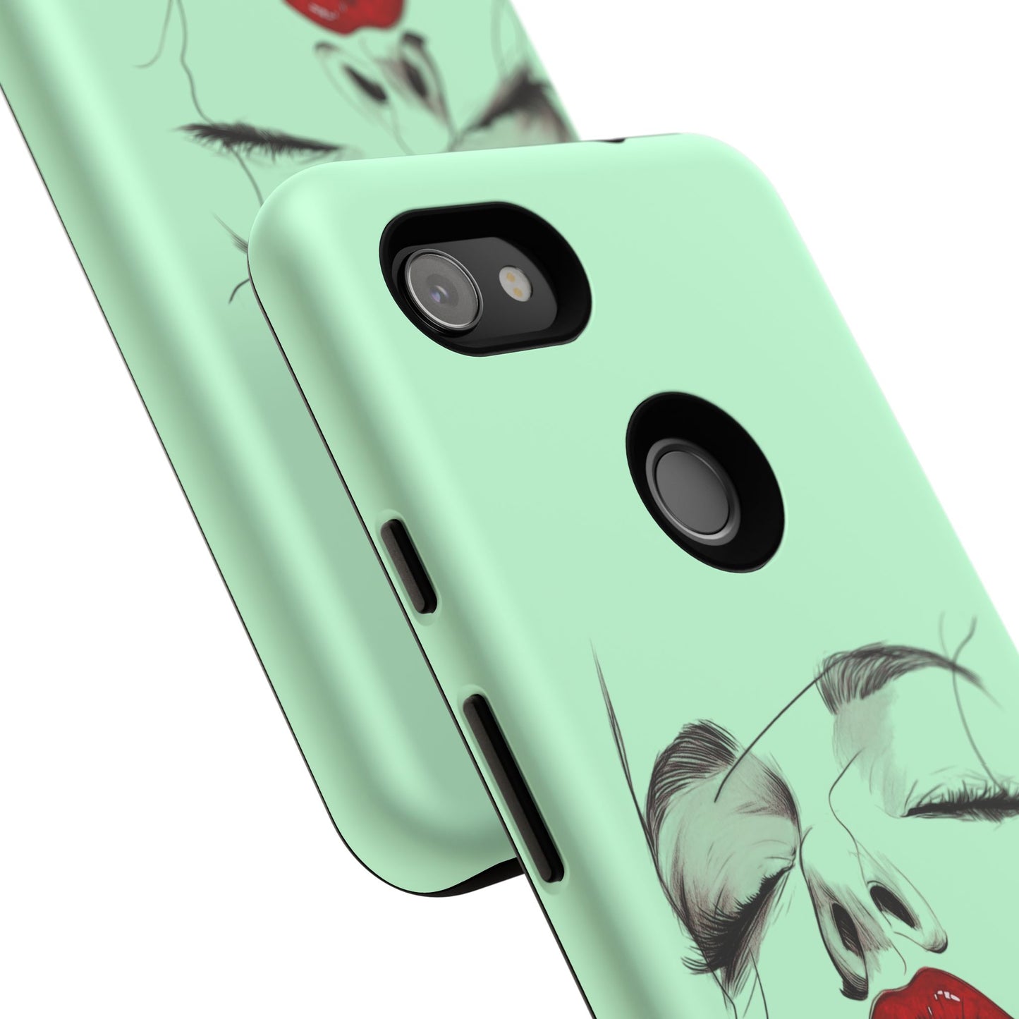 Stylish Phone Case, Artistic Phone Cover, Trendy Tech Accessory, Unique Cell Phone Protector, Gift for Her, Modern Aesthetic
