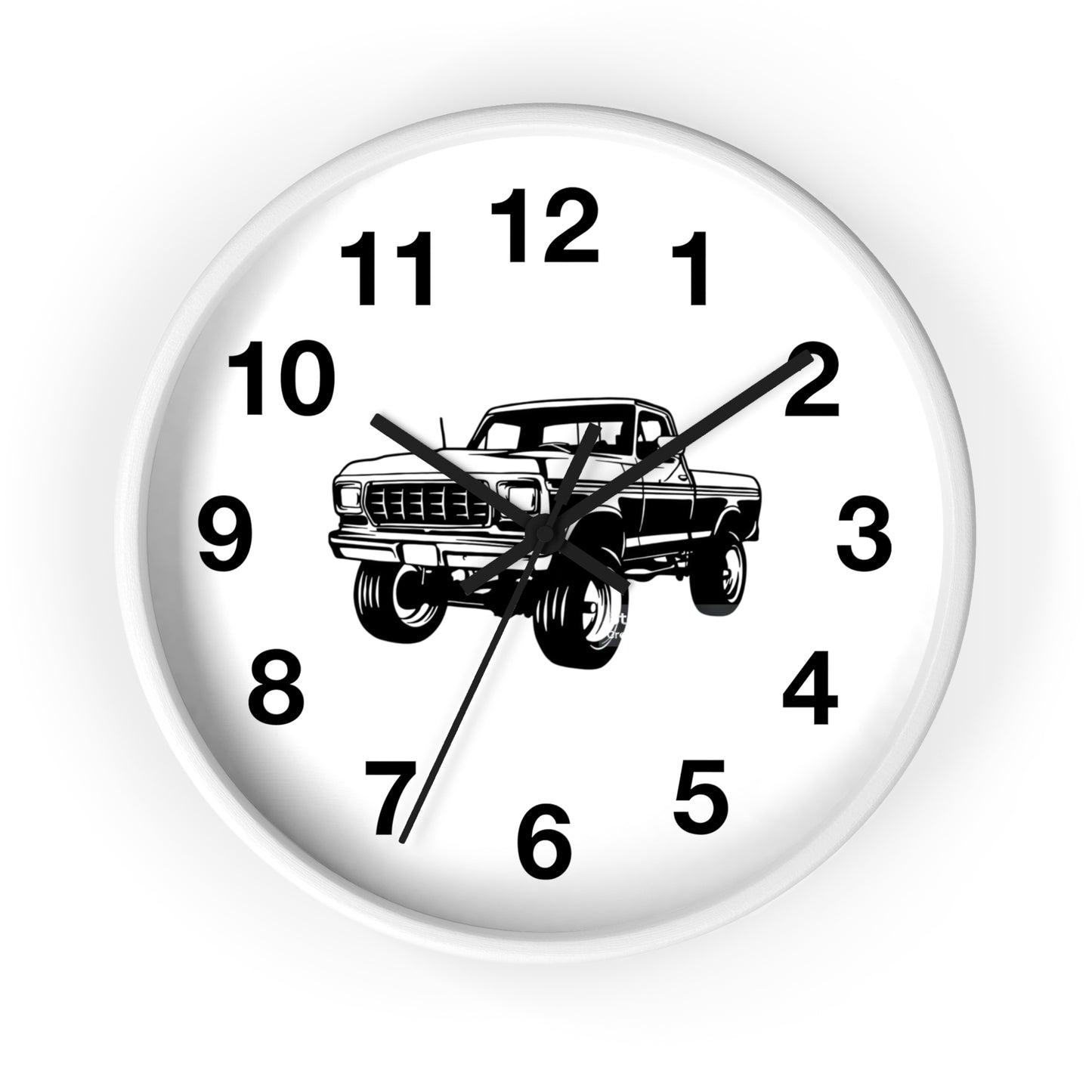Classic Pickup Truck Wall Clock | Automotive Decor, Gift for Car Lovers, Rustic Home Accent, Garage Wall Art, Unique Timepiece