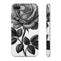 Elegant Floral Phone Case - Tough Cases, Black Rose Design, Floral Phone Cover, Stylish Phone Accessory, Gift for Her, Mother's Day