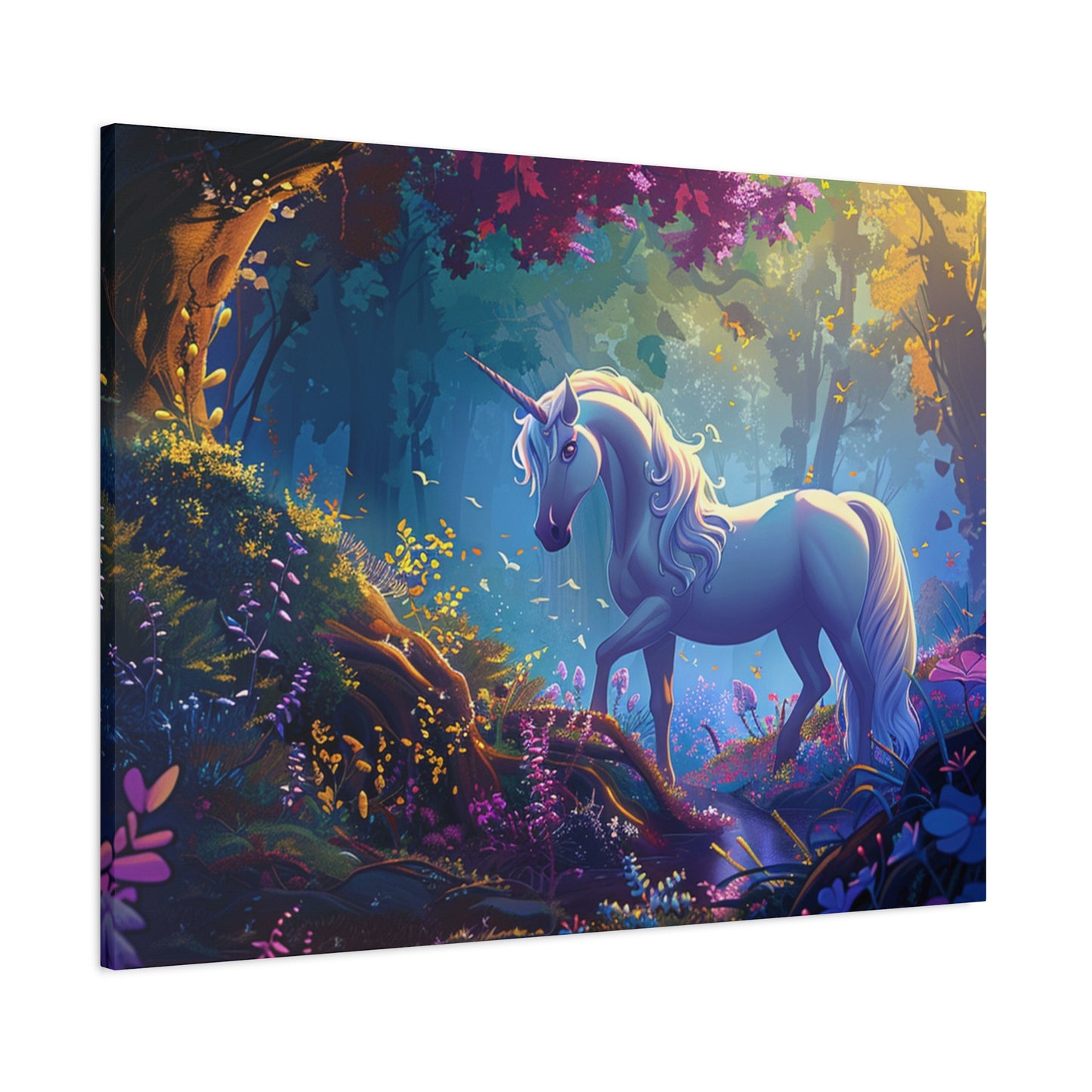 Matte Canvas, Stretched, 1.25" - Unicorn