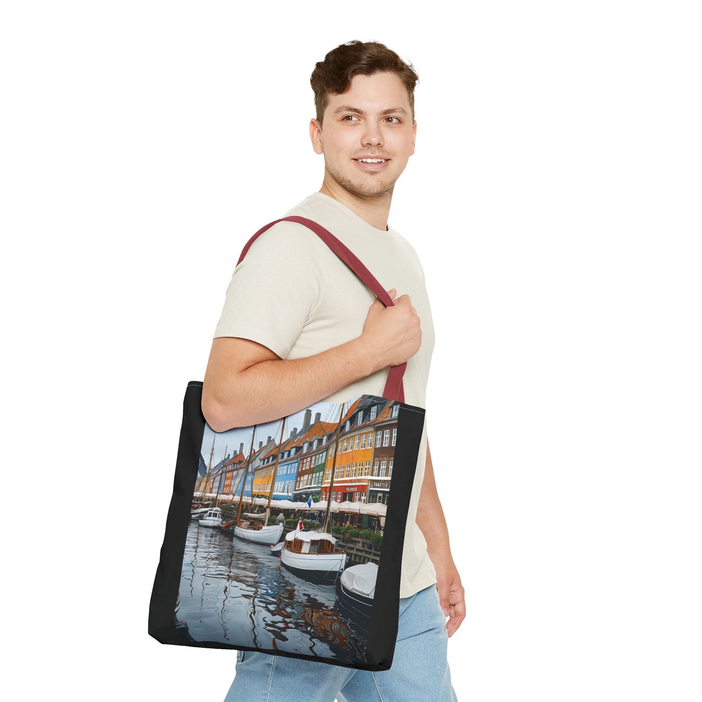 Charming Waterfront Tote Bag | Travel, Shopping,
