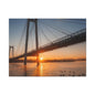 Sunrise Bridge Canvas Wall Art — Matte Stretched Canvas