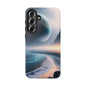 Galaxy Ocean Phone Case — Surreal Planet Beach Tough Case